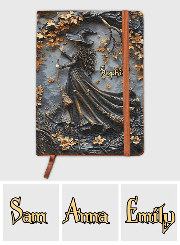 Beautiful Witch - Personalized Witch Leather Journal