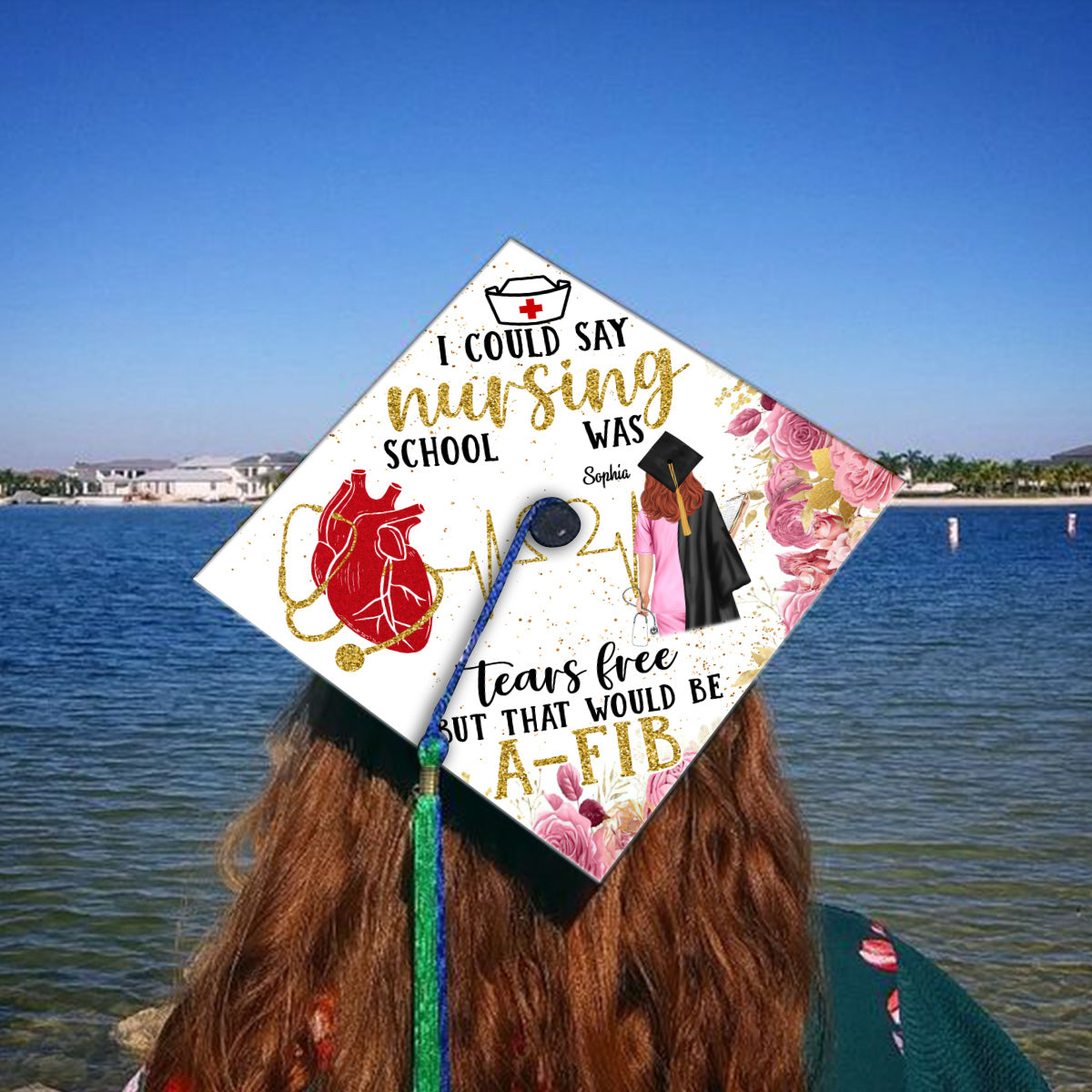 Nursing Graduation - Personalized Nurse Cap Topper
