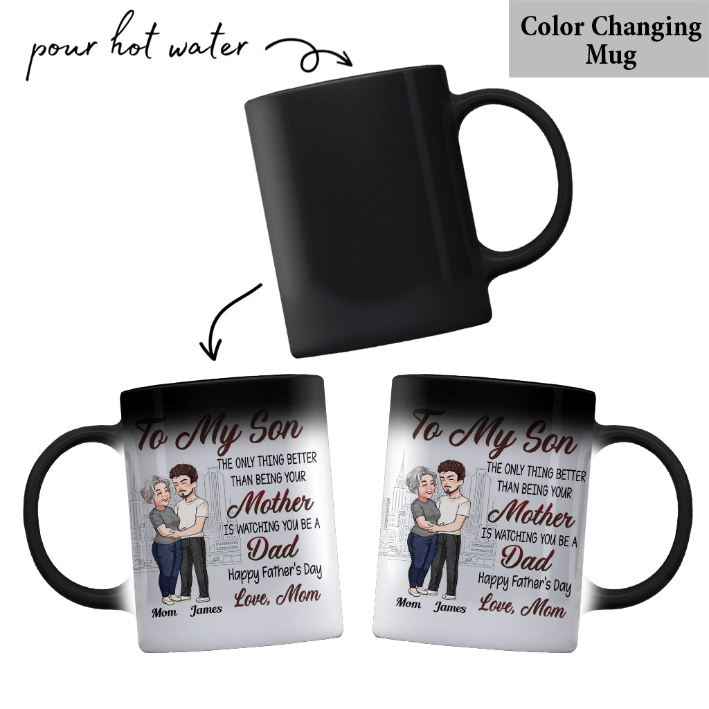 Happy Father's Day, My Son! - Personalized Father Mug