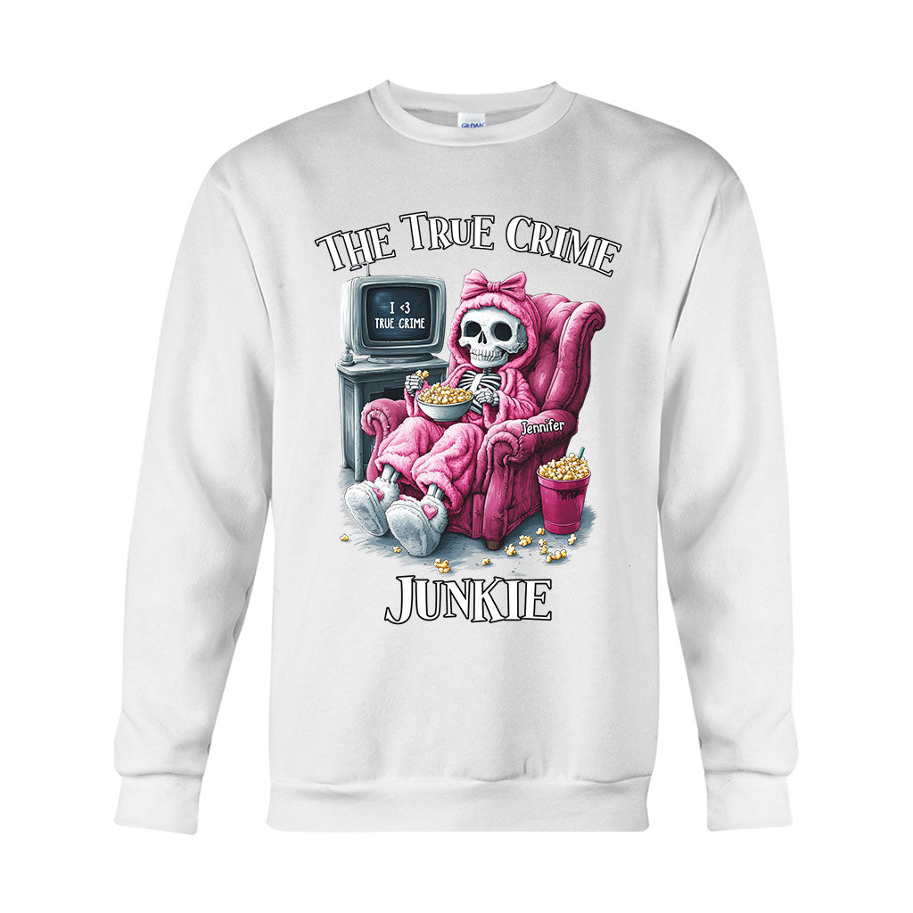 The True Crime Junkie - Personalized T-shirt And Hoodie