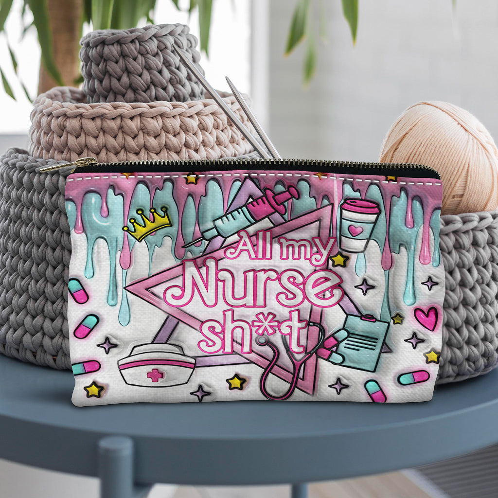 All My Nurse Stuff - Personalized Nurse Pouch
