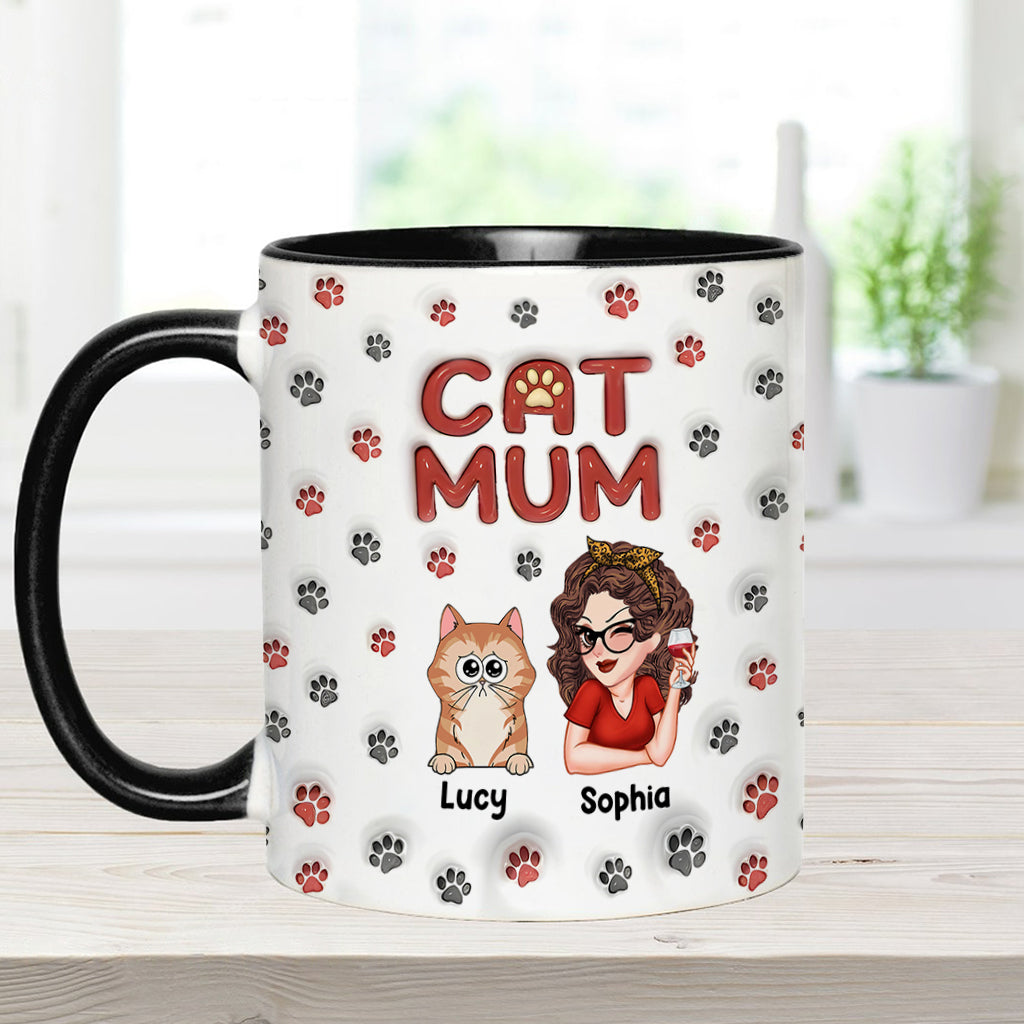 Fur Mama - Personalized Cat Accent Mug