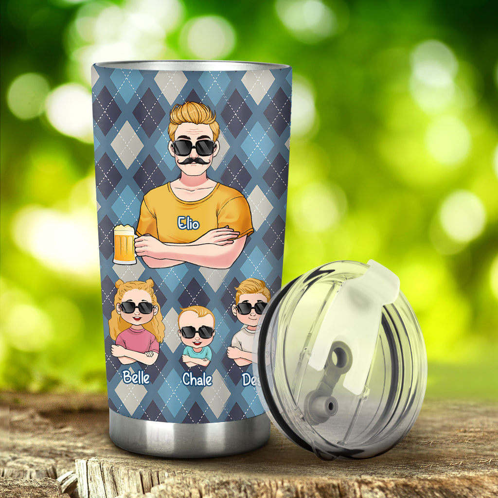 A Papá De La Razón Por La Que Bebes - Personalized Father Tumbler