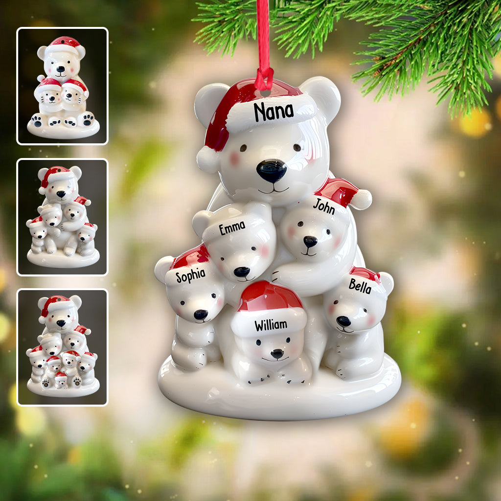 Nana Bear - Personalized Grandma Ornament
