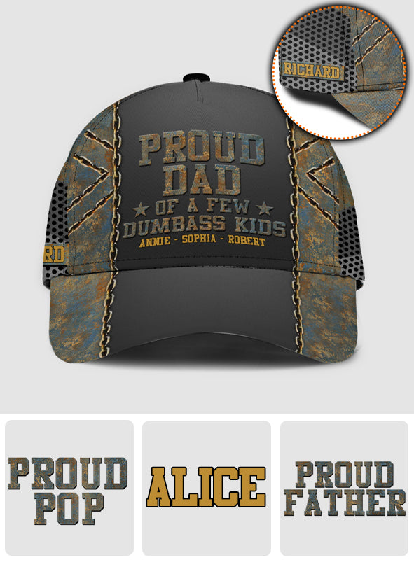 Proud Dad - Personalized Father Classic Cap