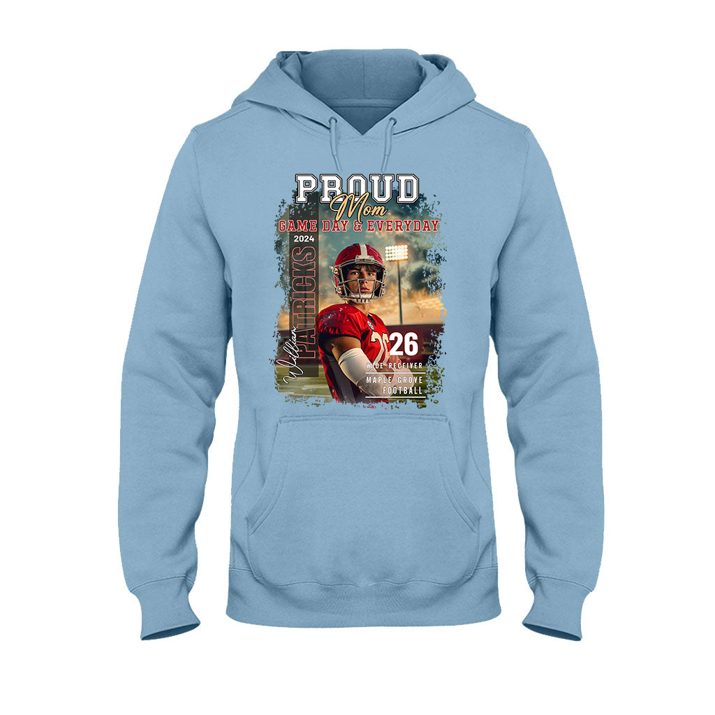 Pround Mom/ Dad/... Game Day & Everyday - Personalized Football T-shirt And Hoodie