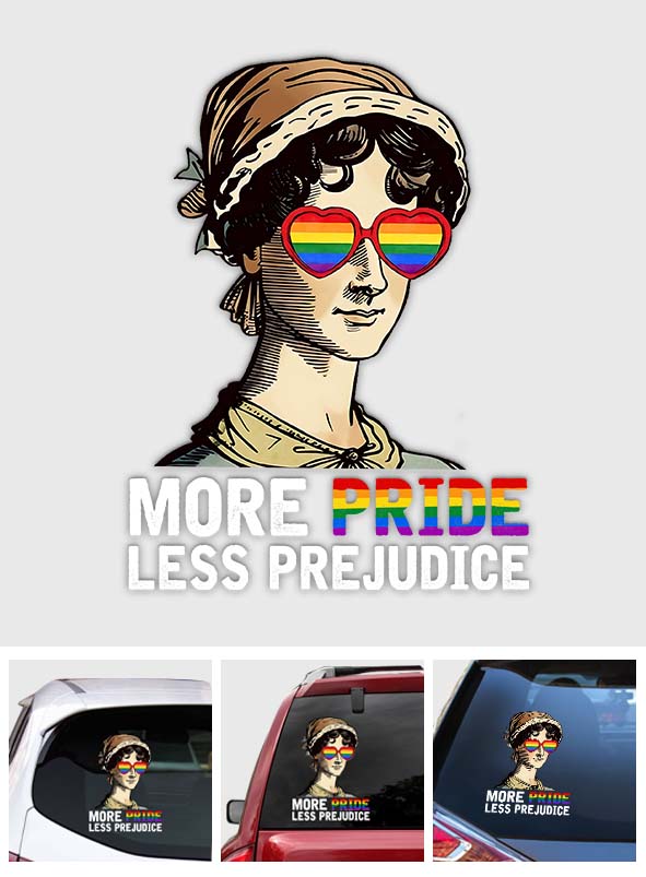 Plus de fierté - Autocollant de soutien LGBT
