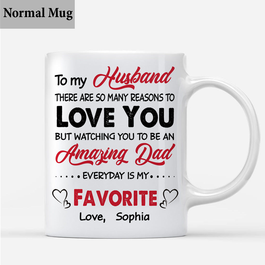 There Are So Many Reasons To Love You - Personalized Couple Mug