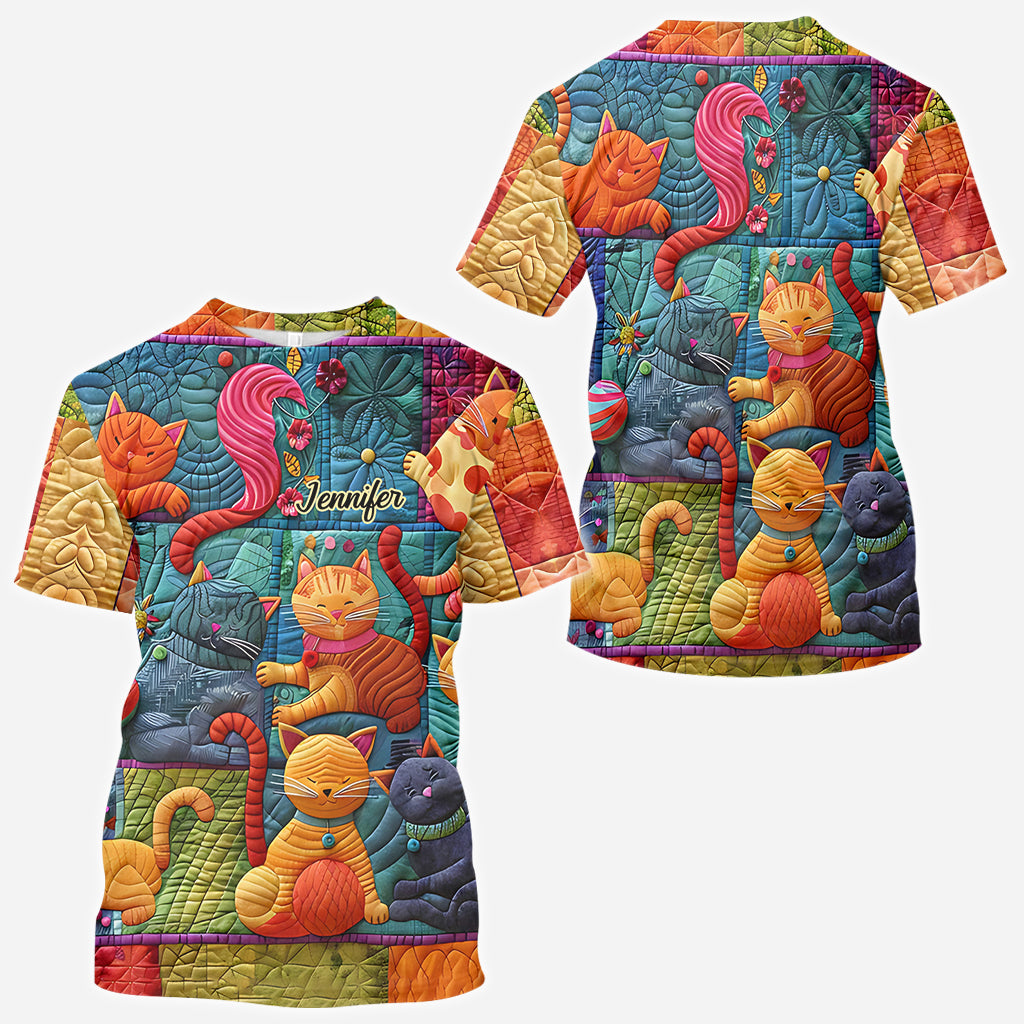Beautiful Cats - Personalized Cat All Over Shirt