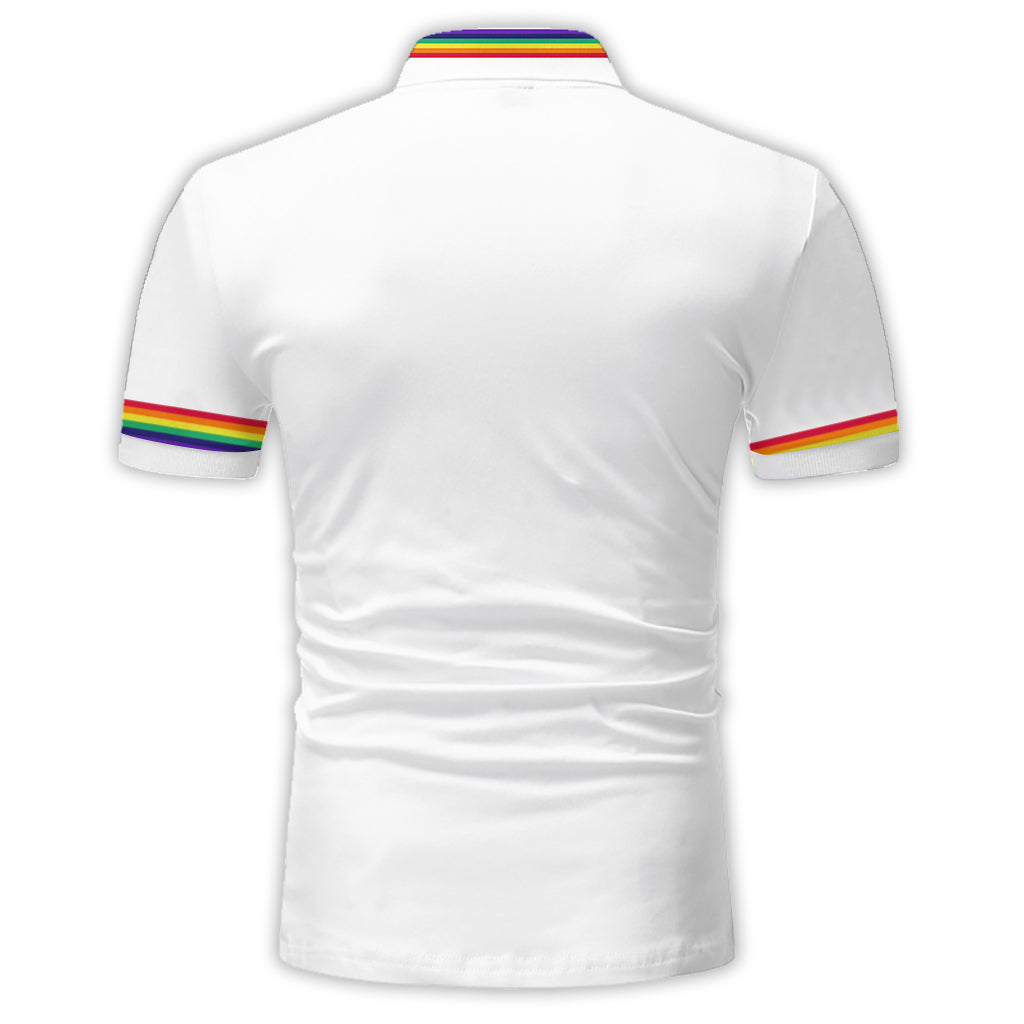 LGBT Pride Month Lion This Is Me - Personalized LGBT Support Polo Shirt