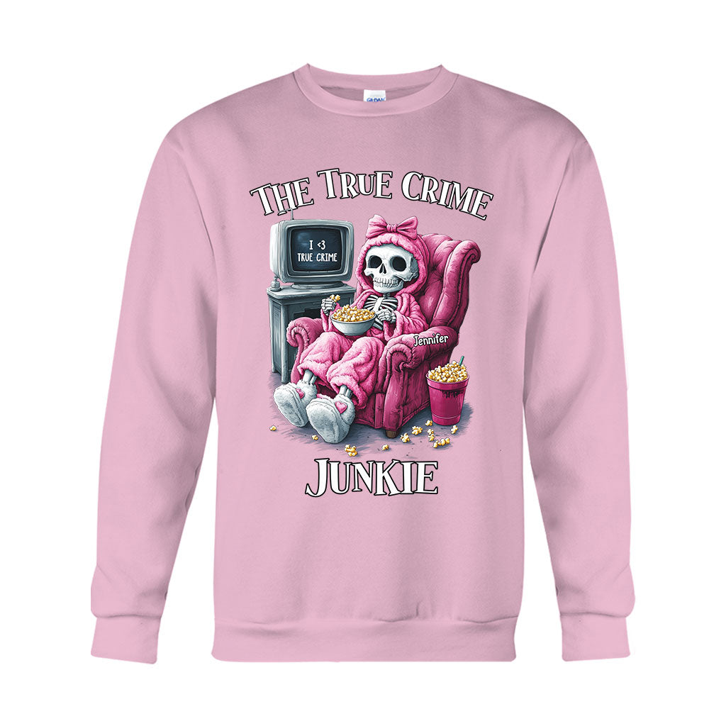 The True Crime Junkie - Personalized T-shirt And Hoodie