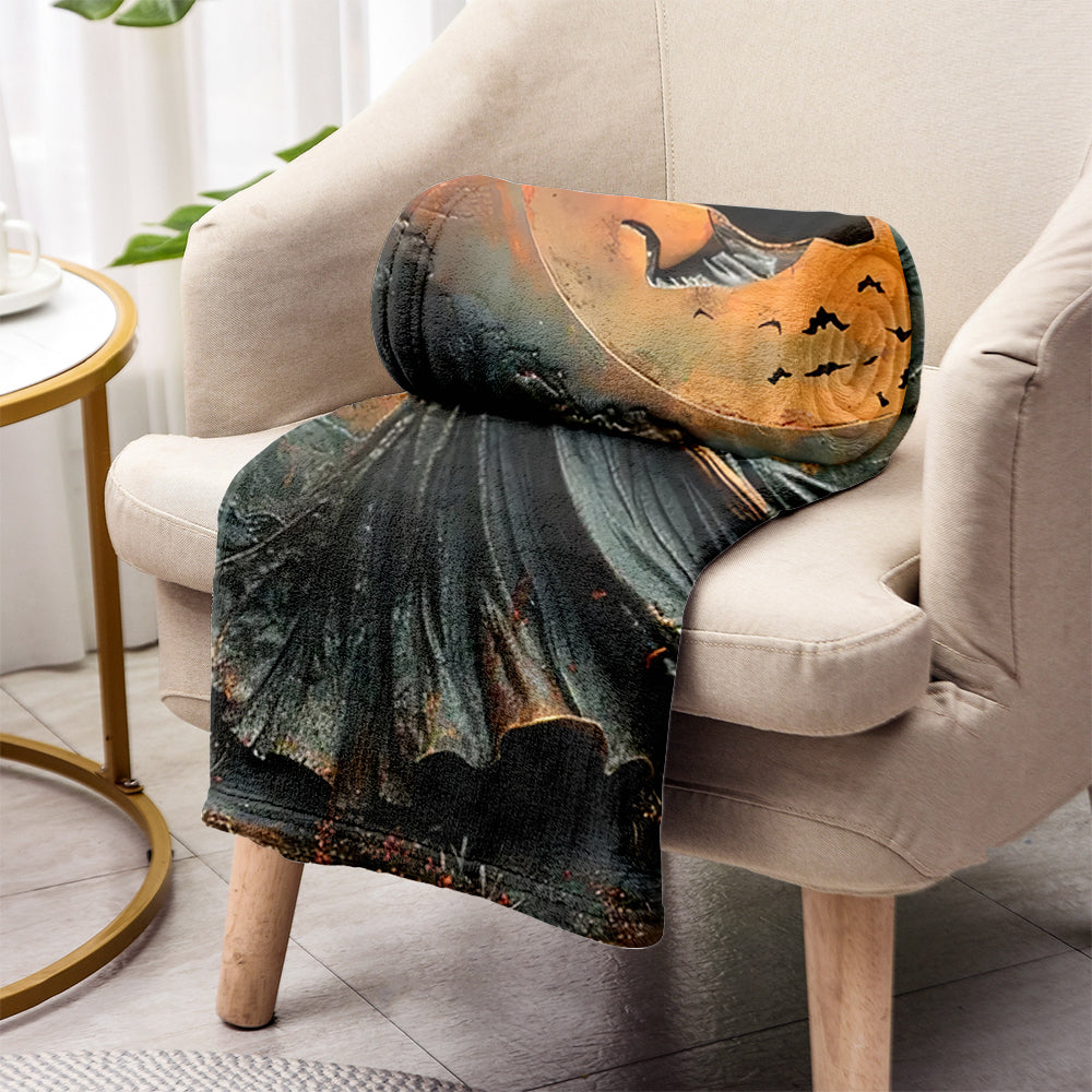 Beautiful Witch - Personalized Witch Blanket