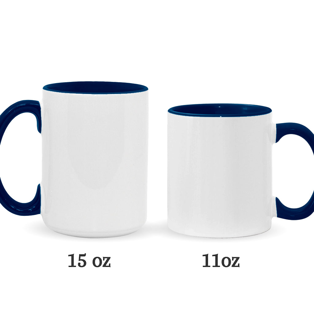 This Grandma Belongs To Sea Turtle Version - Personalized Grandma Accent Mug