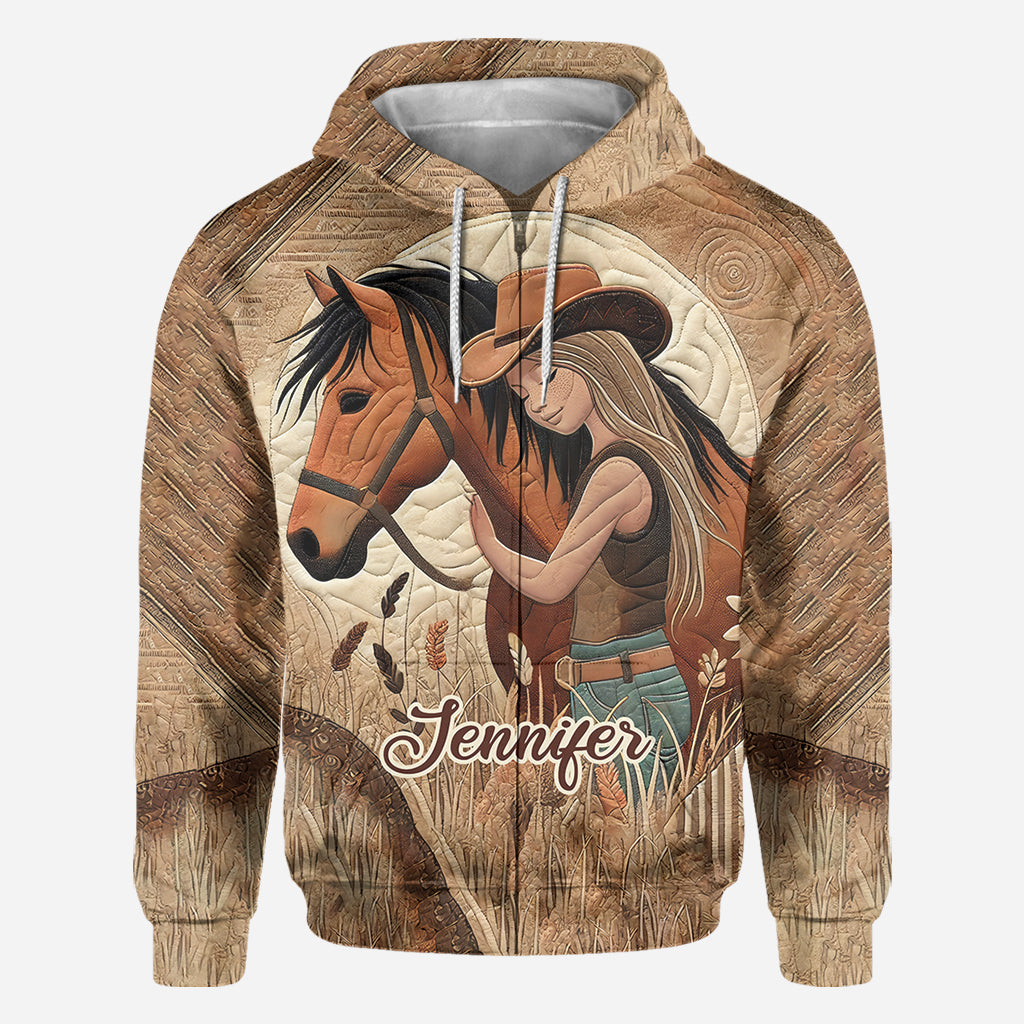 Horse Lovers - Personalized Horse All Over Shirt