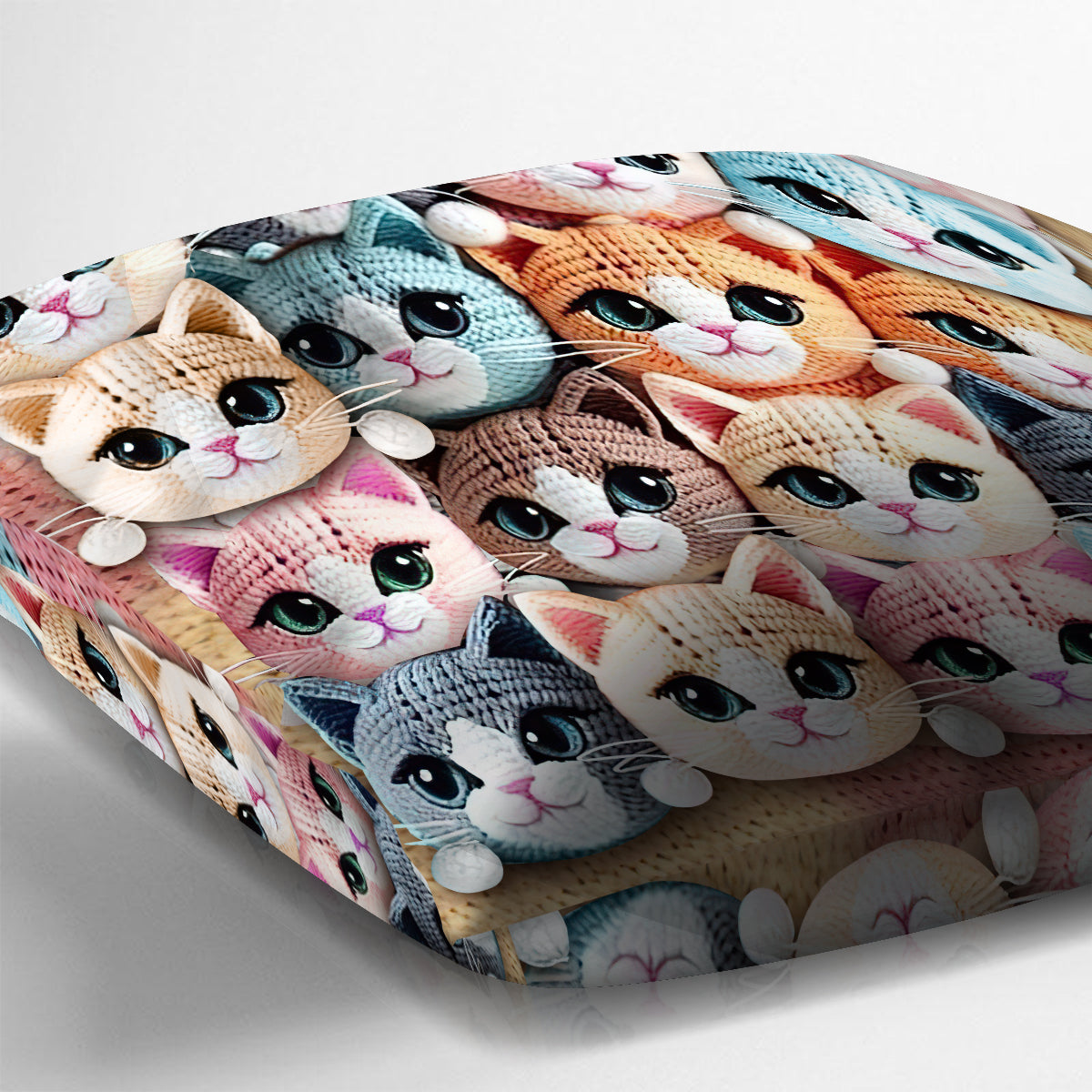 Cute Cats - Personalized Cat Throw Pillow