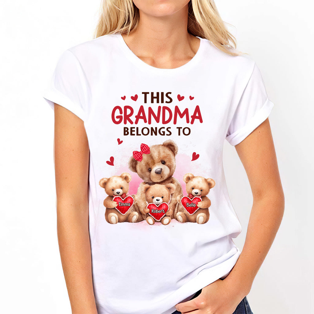 This Grandma Belongs To - Personalized Grandma T-shirt And Hoodie