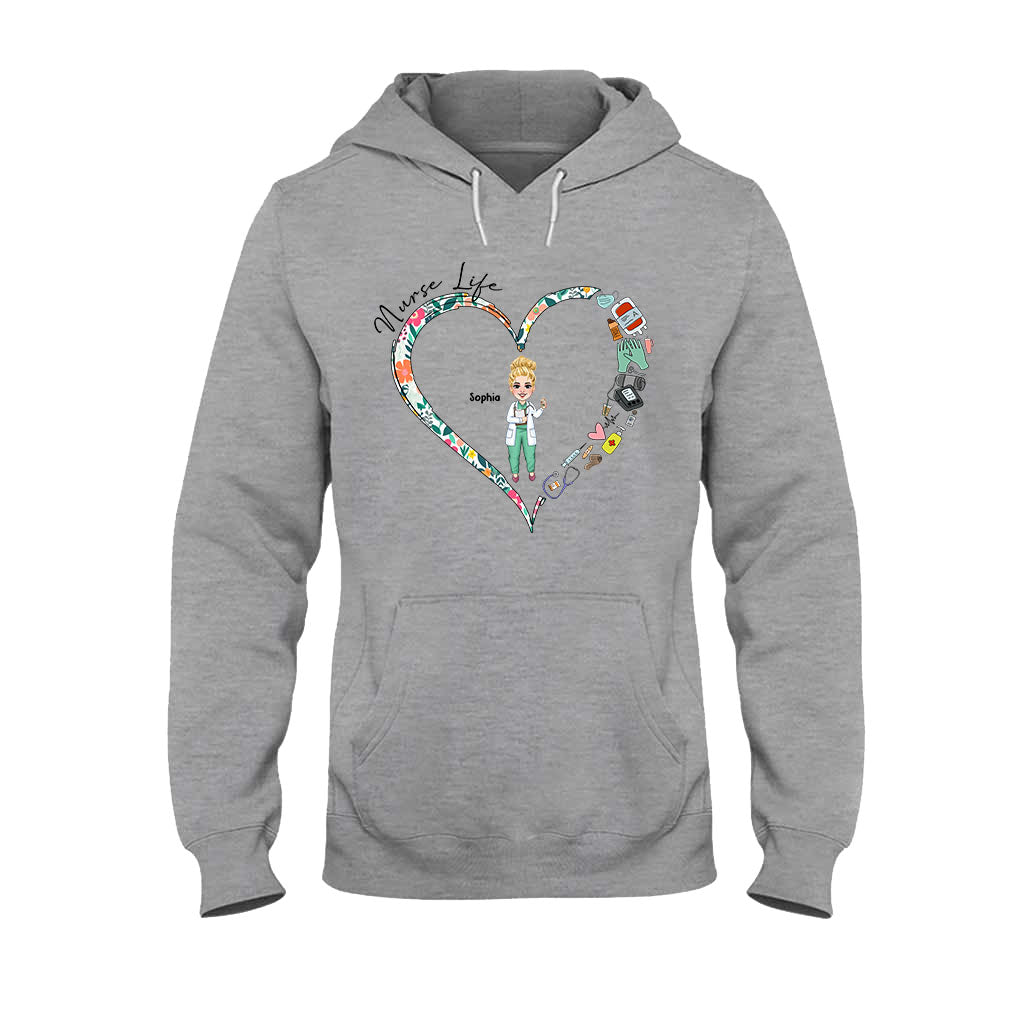 Nurse Life - Personalized Nurse T-shirt And Hoodie