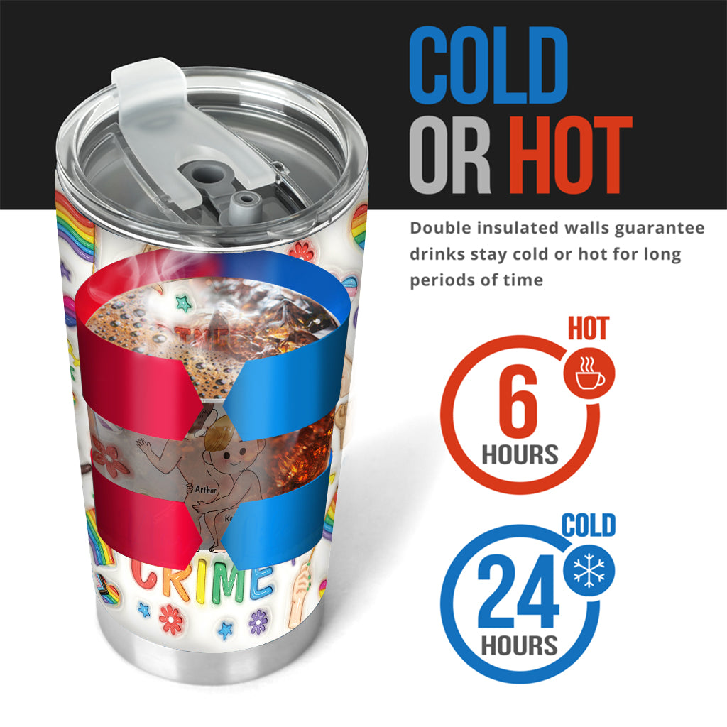 Partner In Crime - Personalized LGBT Support Tumbler