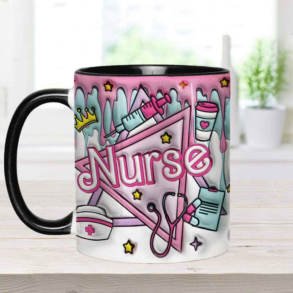 Proud Nurse - Personalized Nurse Accent Mug
