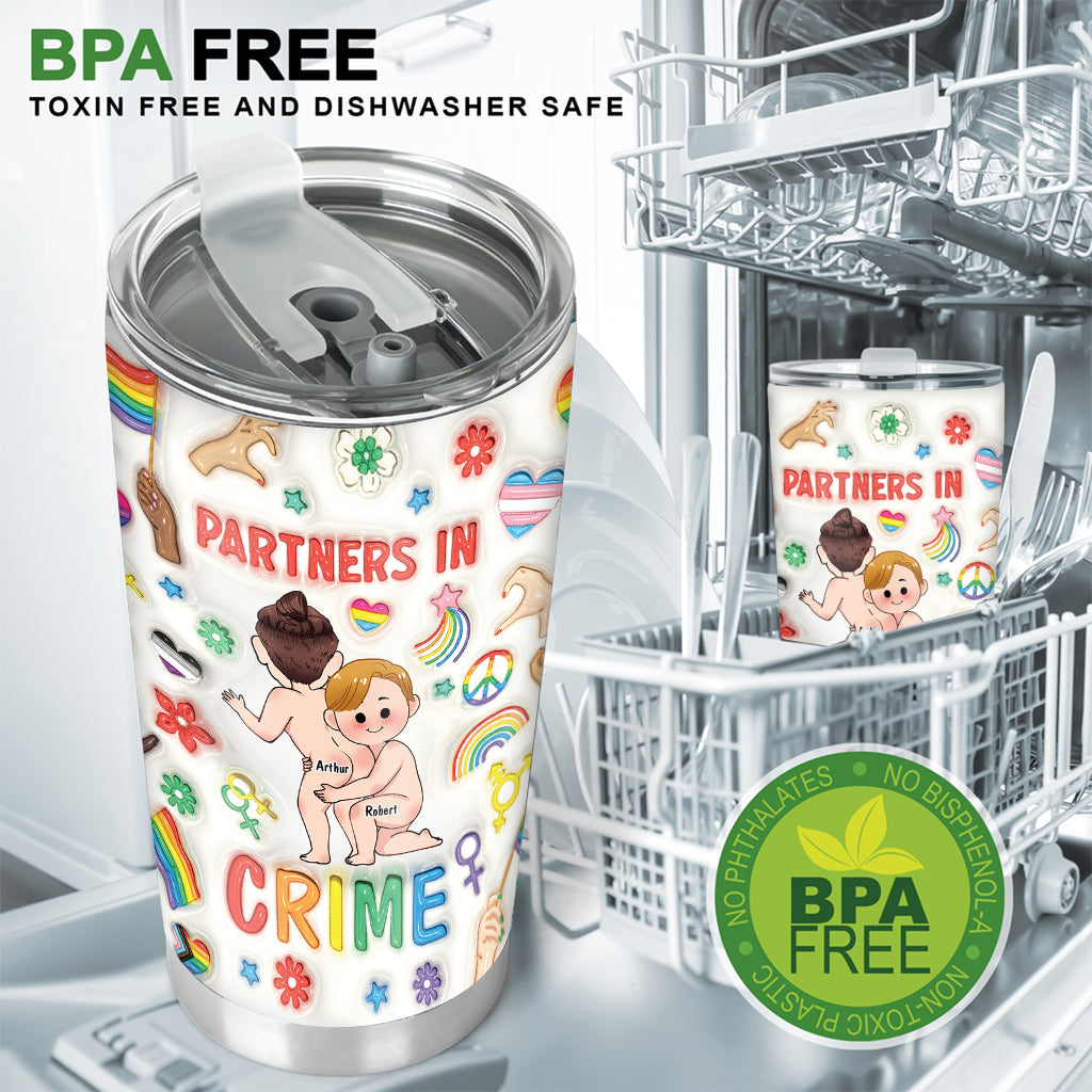 Partner In Crime - Personalized LGBT Support Tumbler