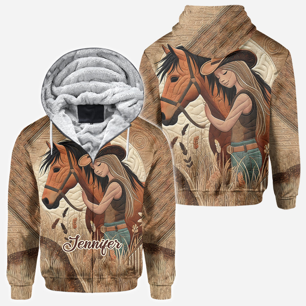 Horse Lovers - Personalized Horse All Over Shirt