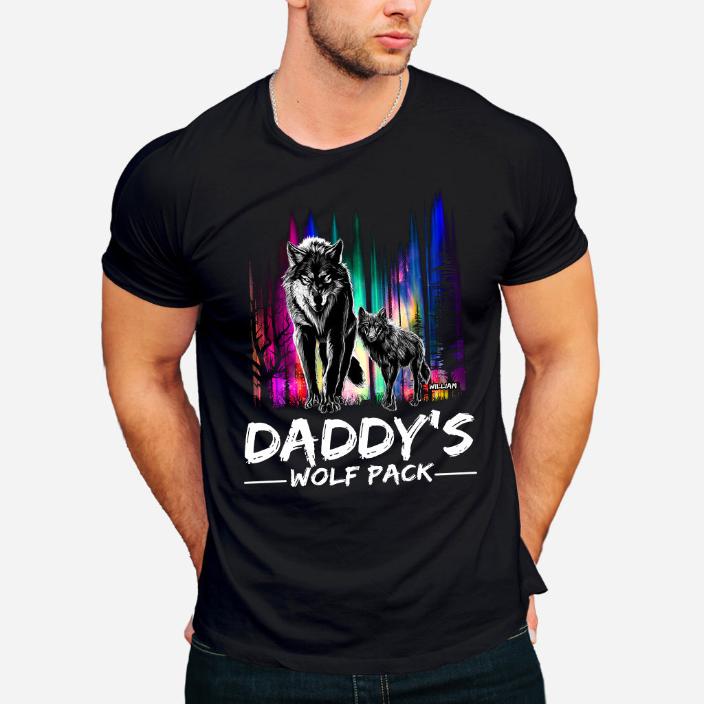 Grandpa's Wolf Pack - Personalized Grandpa T-shirt And Hoodie