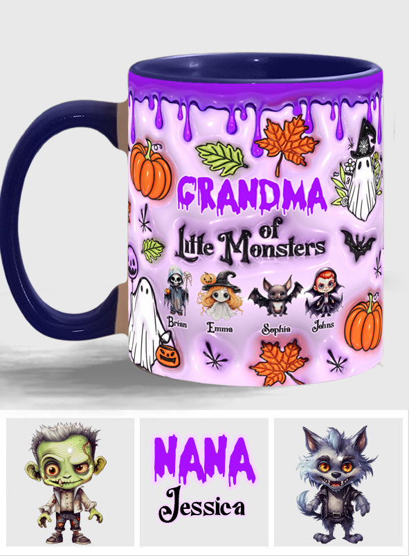 Oma der kleinen Monster – Personalisierte Tasse mit Oma-Akzent