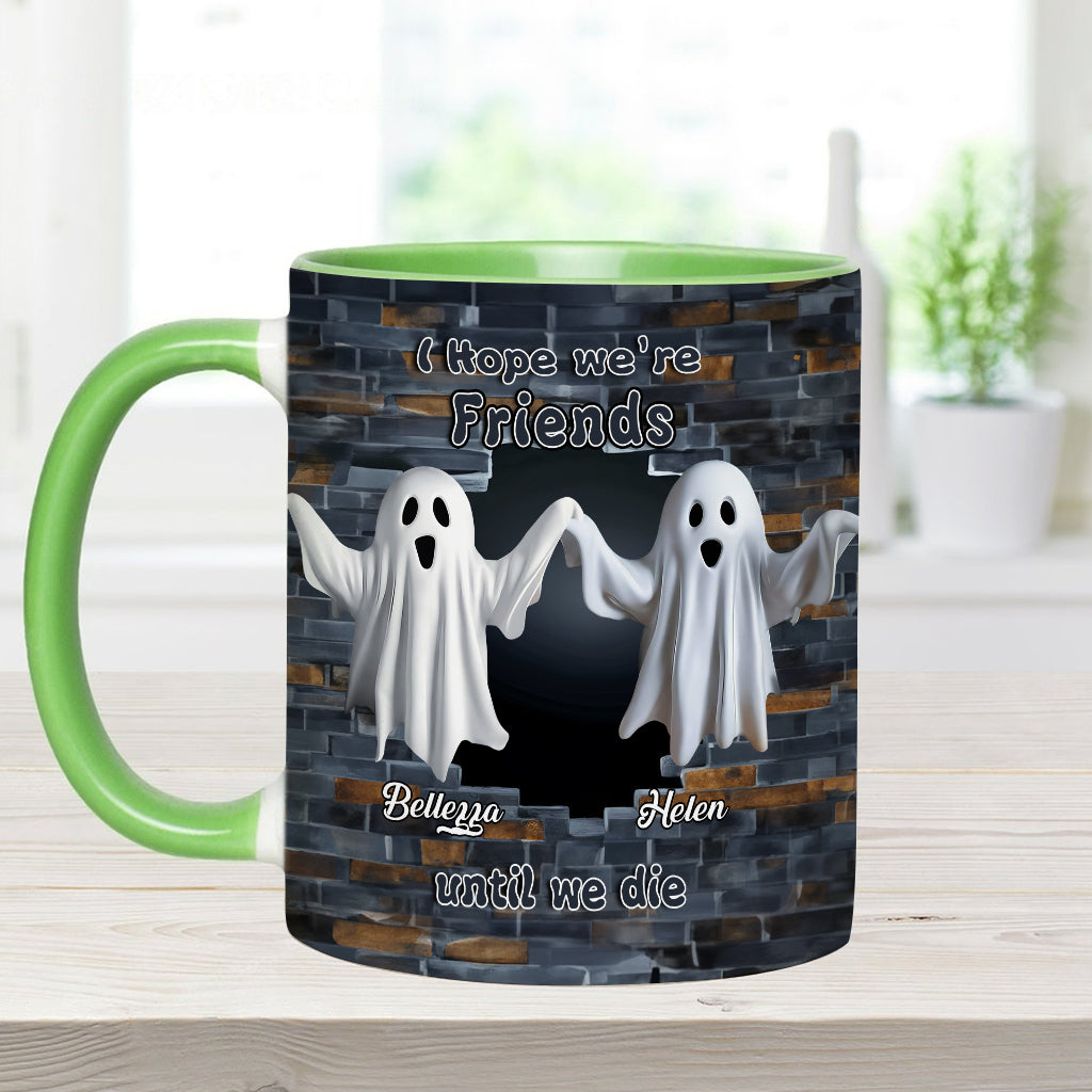 Ghost Friends - Personalized Bestie Accent Mug