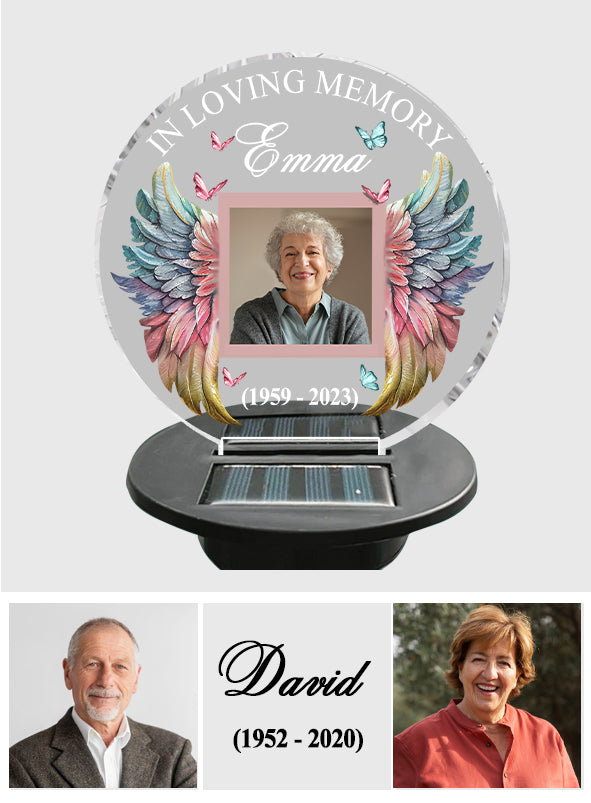 In Loving Memory - Personalized Memorial Garden Solar Light
