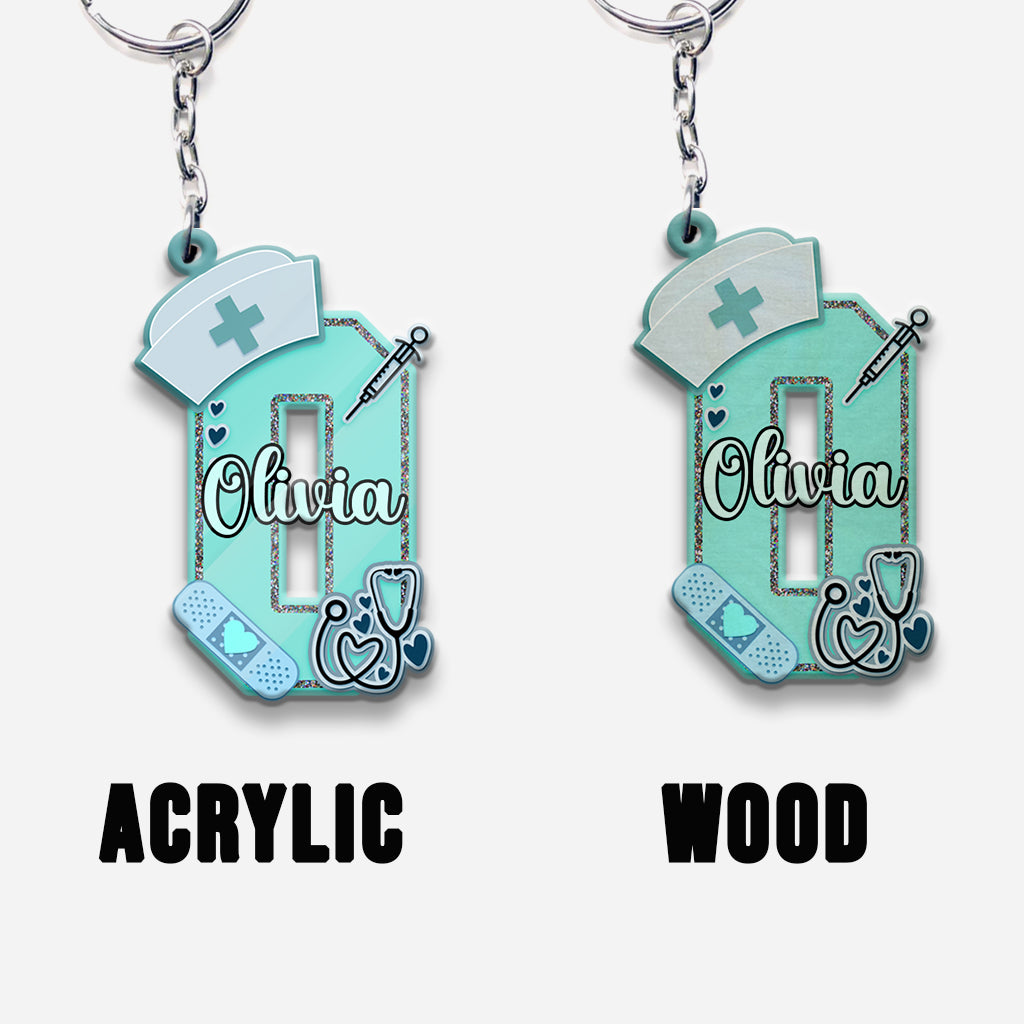 Nurse Letter - Personalized Nurse Keychain