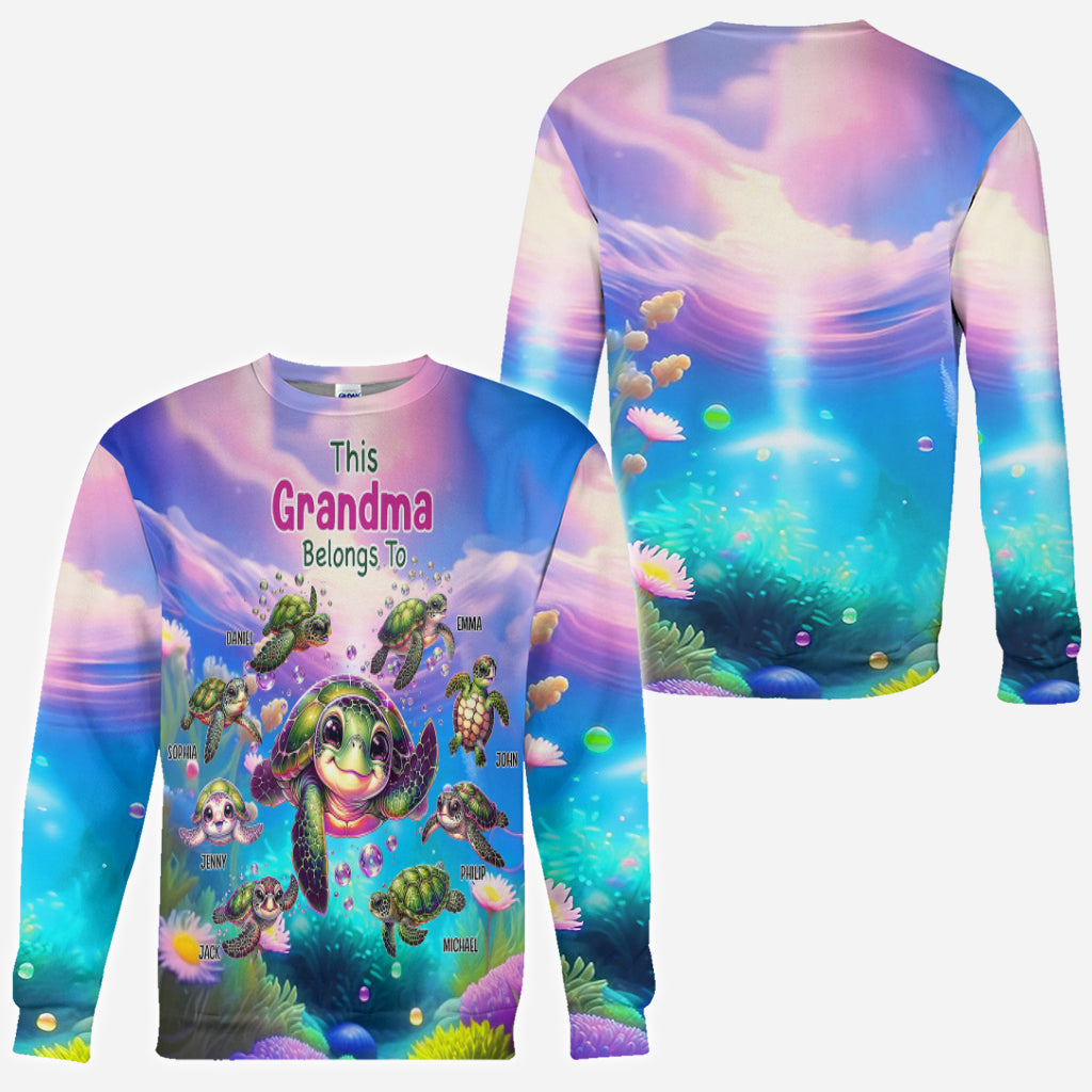 This Grandma Belongs To - Personalized Grandma All Over Shirt