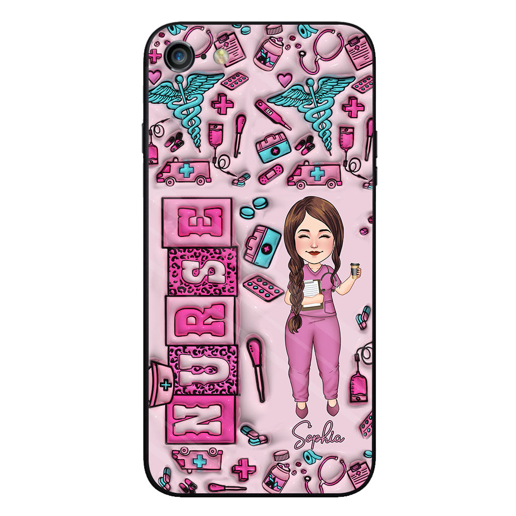 Nurse Life - Personalized Nurse Clear Phone Case