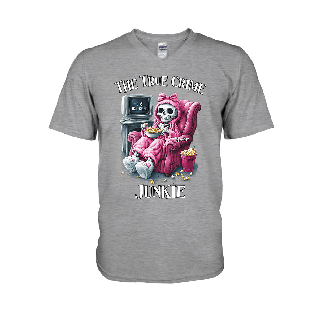 The True Crime Junkie - Personalized T-shirt And Hoodie