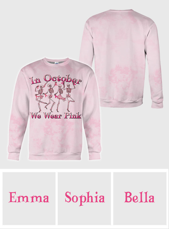 Im Oktober tragen wir Pink – personalisiertes T-Shirt zur Sensibilisierung für Brustkrebs