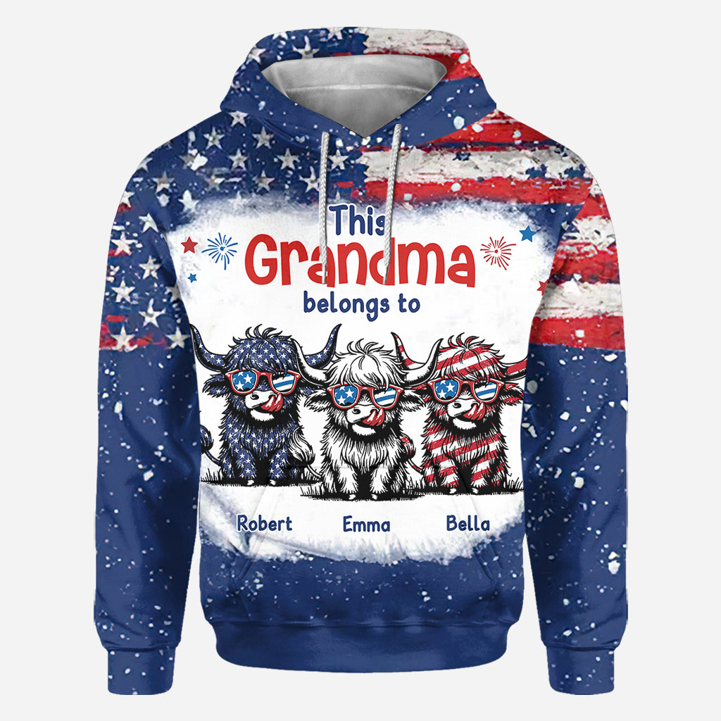 This Grandma Belongs To These Cuties - Personalized All Over Shirt