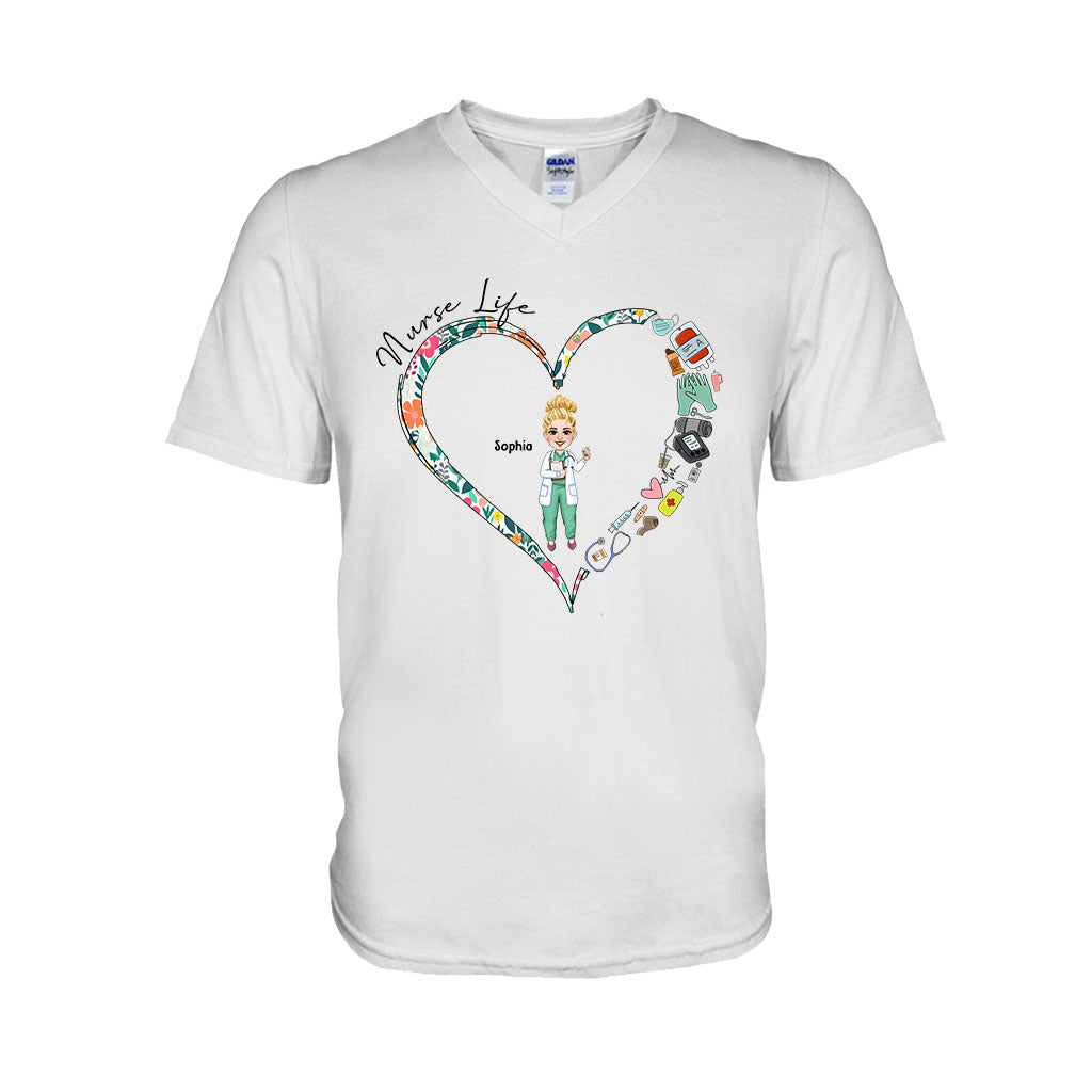 Nurse Life - Personalized Nurse T-shirt And Hoodie