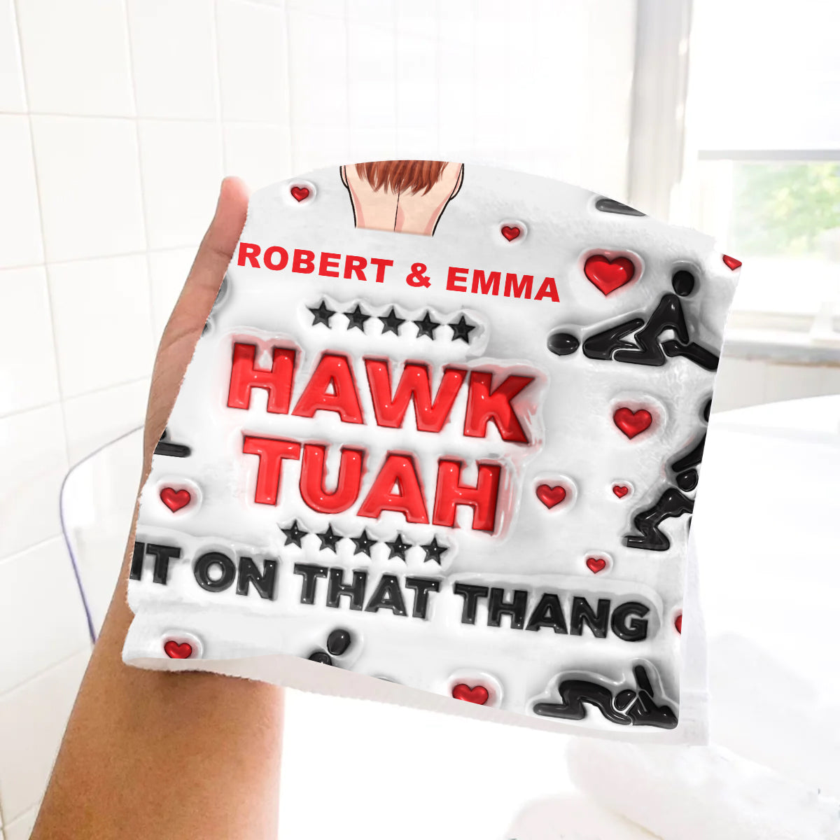 Spit On That Thang - Personalized Couple Towel