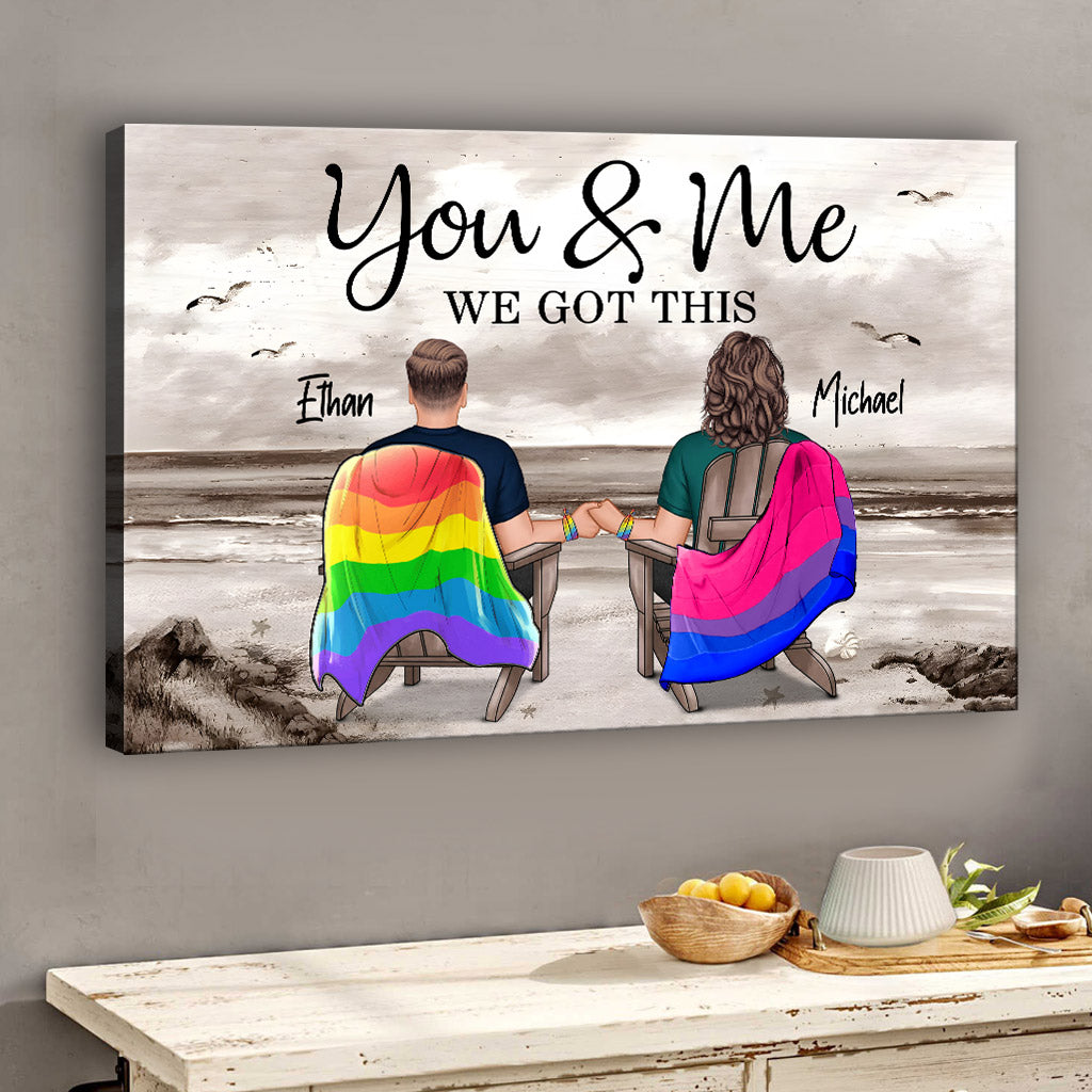 We Got This - Personalized LGBT Support Canvas And Poster