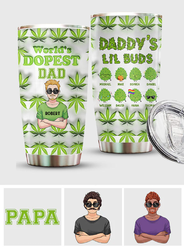 Dopest Dad Ever - Personalized Father Tumbler