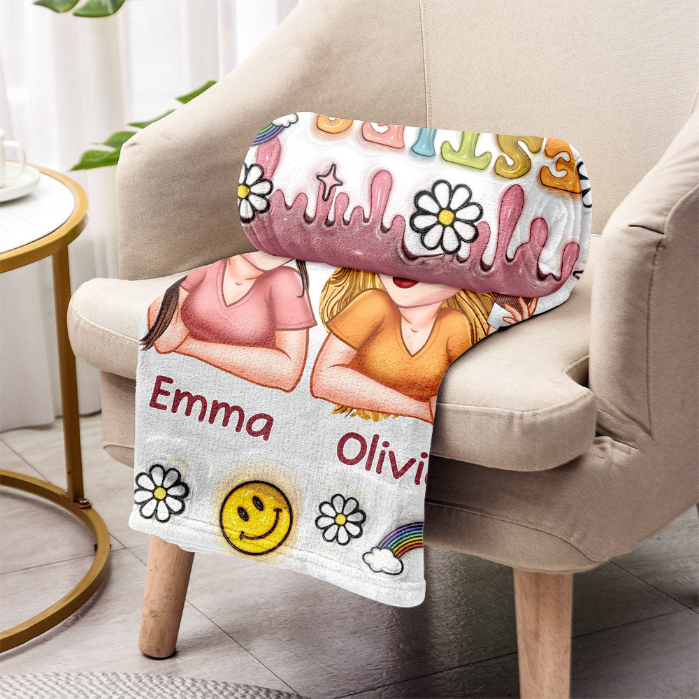 Besties Forever - Personalized Bestie Blanket