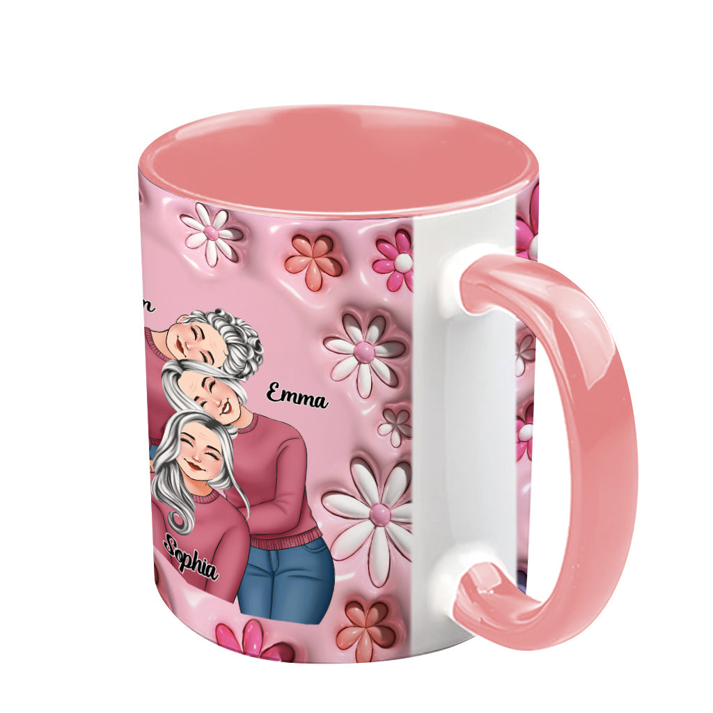 We'll Be Friends Until We're Old And Senile - Personalized Bestie Accent Mug
