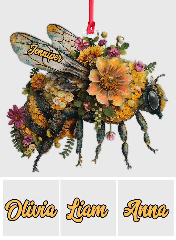 Abeilles - Ornement abeille personnalisé en forme de abeille