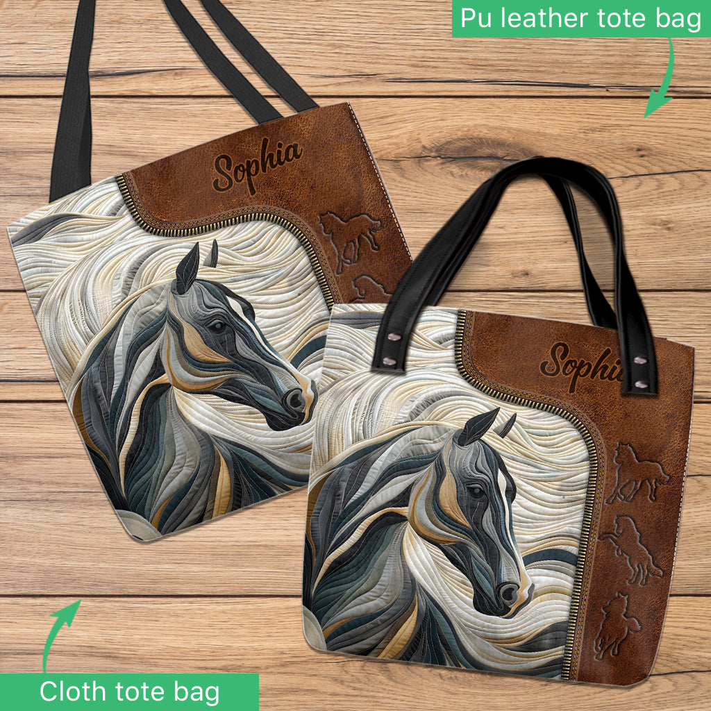 Beautiful Horse - Personalized Horse Tote Bag