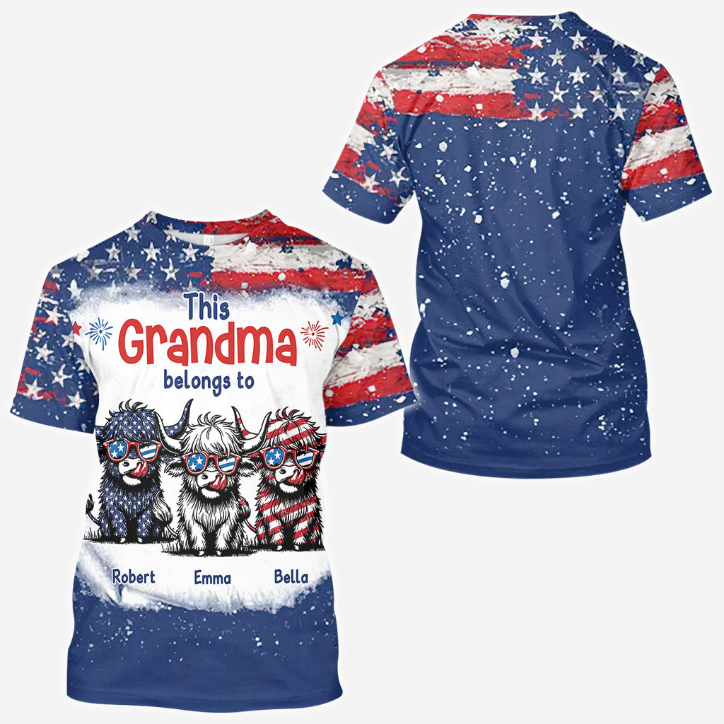 This Grandma Belongs To These Cuties - Personalized All Over Shirt