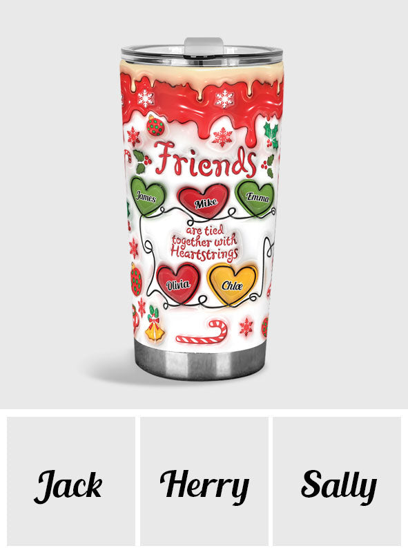 Freundschaft verbindet das Herz – personalisierter Bestie-Becher