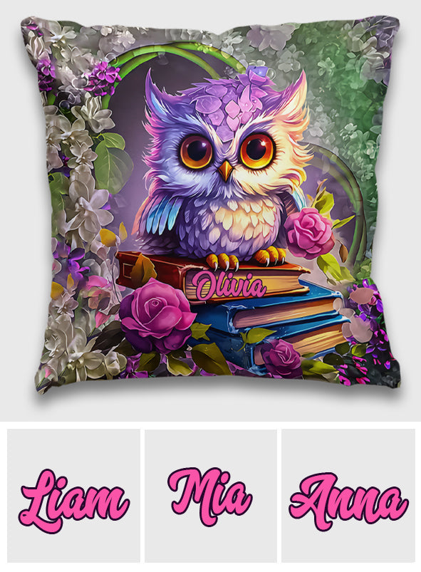 Juste un chapitre de plus - Coussin décoratif personnalisé en forme de livre