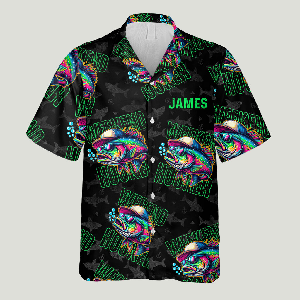 Weekend Hooker - Personalized Fishing Hawaiian Shirt