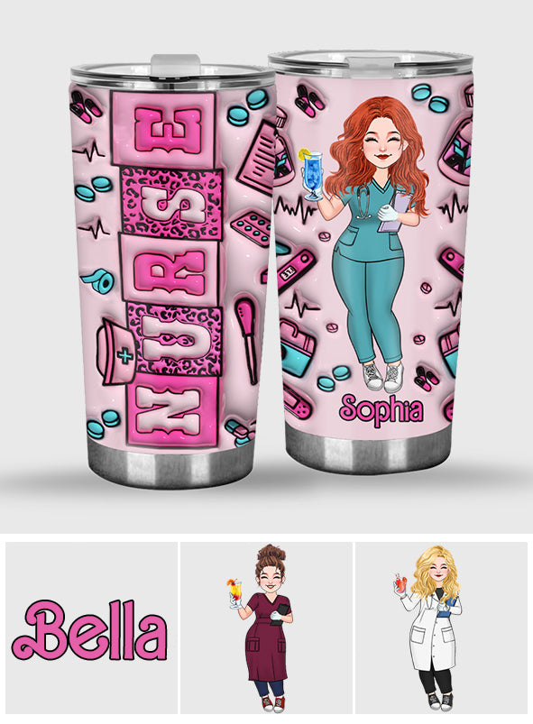 Nurse Life - Personalized Nurse Tumbler