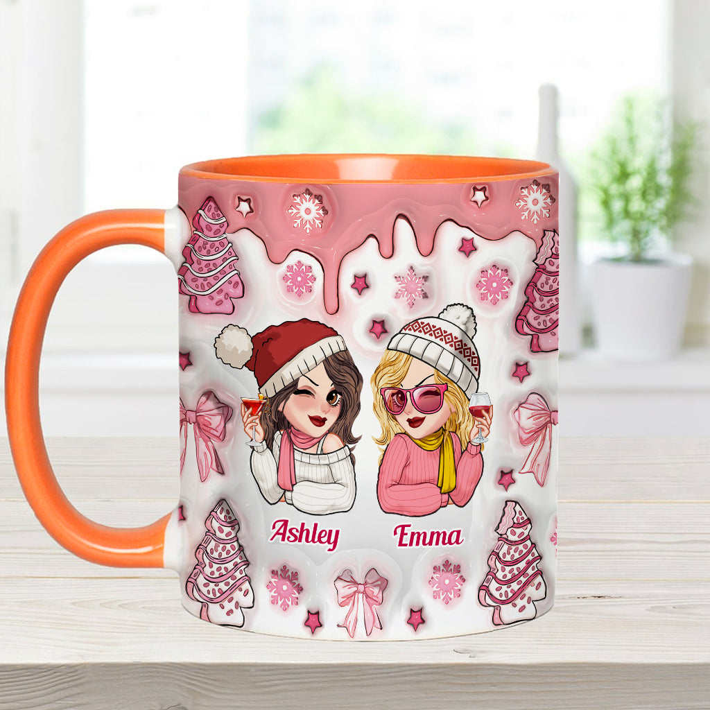 Best Bitches Ever - Personalized Bestie Accent Mug
