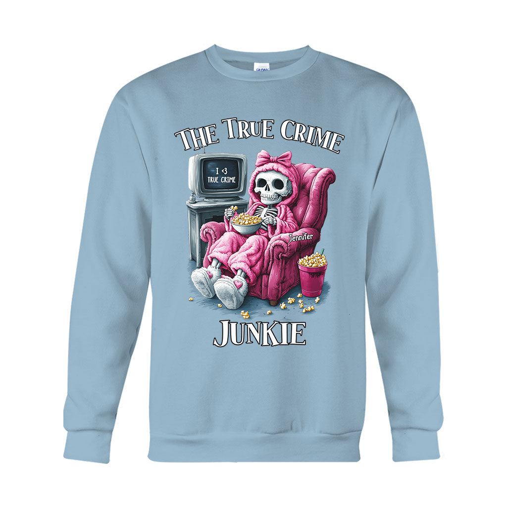 The True Crime Junkie - Personalized T-shirt And Hoodie
